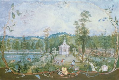 Chinese Pavilion in an English Garden, 18th century by Thomas Robins